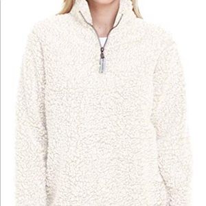 J. America Premium Plush Sherpa Pullover